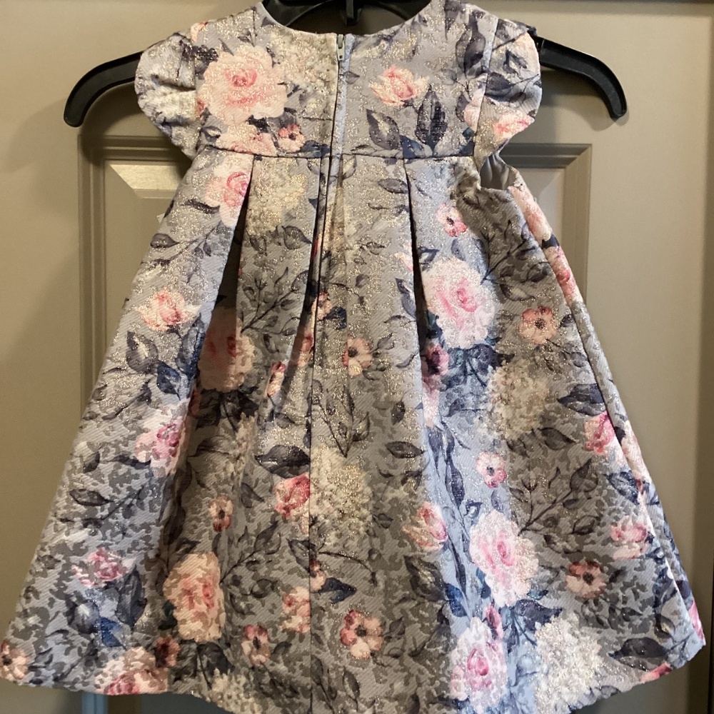 Bonnie Jean Bow Front Jacquard Dress (Baby) 24M - Picture 5 of 9